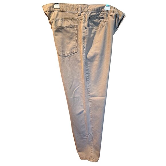 Blue Mountain Relaxed Fit 5-Pocket Canvas Pants 38×32 Khaki –Excellent Condition - Picture 4 of 10